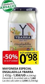 Oferta de Ybarra - Mayonesa Especial Ensaladilla por 1,95€ en Supermercados MAS