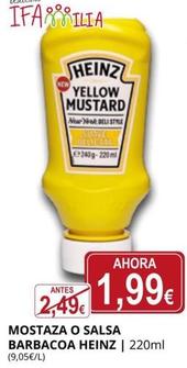 Oferta de Heinz - Mostaza por 1,99€ en Supermercados MAS