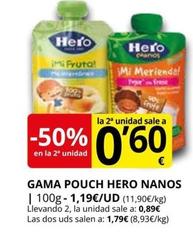 Oferta de Hero - Gama Pouch Nanos por 1,19€ en Supermercados MAS
