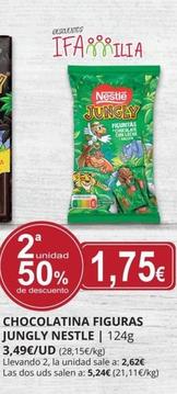 Oferta de Nestlé - Chocolatina Figuras Jungly por 3,49€ en Supermercados MAS