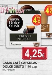 Oferta de Dolce Gusto - Gama Café Capsulas por 4,25€ en Supermercados MAS