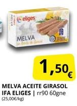 Oferta de Ifa Eliges - Melva Aceite Girasol por 1,5€ en Supermercados MAS