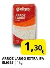Oferta de Arroz por 1,3€ en Supermercados MAS