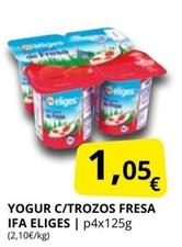 Oferta de Eliges - Yogur C/trozos Fresa por 1,05€ en Supermercados MAS
