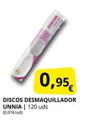 Oferta de Ifa Unnia - Discos Desmaquillador por 0,95€ en Supermercados MAS