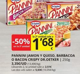 Oferta de Paninis por 3,35€ en Supermercados MAS