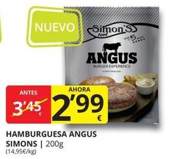 Oferta de Hamburguesas por 2,99€ en Supermercados MAS
