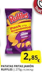 Oferta de Ruffles - Patatas Fritas Jamón por 2,85€ en Supermercados MAS