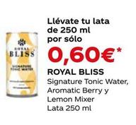 Oferta de Royal Bliss - Signature Tonic Water por 0,6€ en Supermercados MAS