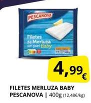 Oferta de Pescanova - Filetes Merluza Baby por 4,99€ en Supermercados MAS