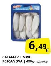Oferta de Pescanova - Calamar Limpio por 6,49€ en Supermercados MAS