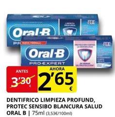 Oferta de Dentífrico por 2,65€ en Supermercados MAS
