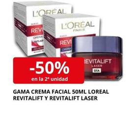 Oferta de L'oréal - Gama Crema Facial Revitalift Y Revitalift Laser en Supermercados MAS