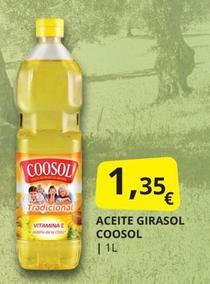 Oferta de Coosol - Aceite Girasol por 1,35€ en Supermercados MAS