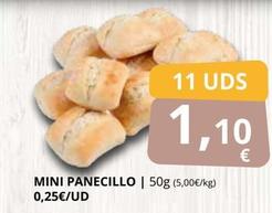 Oferta de Mini Panecillo por 0,25€ en Supermercados MAS
