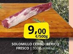 Oferta de Solomillo Cerdo Ibérico Fresco por 9€ en Supermercados MAS