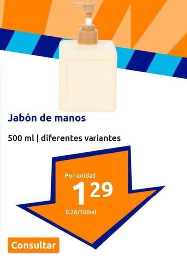 Oferta de Jabón De Manos por 1,29€ en Action