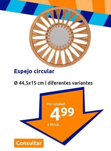 Oferta de Espejo Circular por 4,99€ en Action
