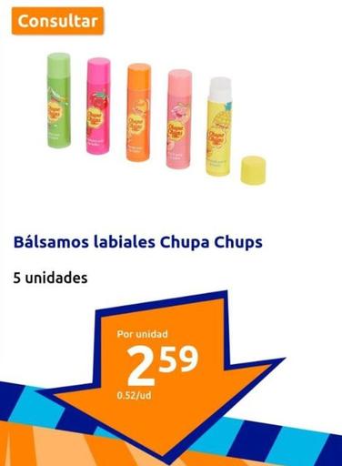 Oferta de Chupa Chups - Bálsamos Labiales por 2,59€ en Action