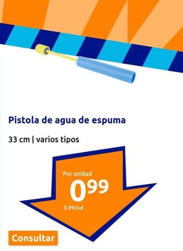 Oferta de Pistola De Agua De Espuma por 0,99€ en Action