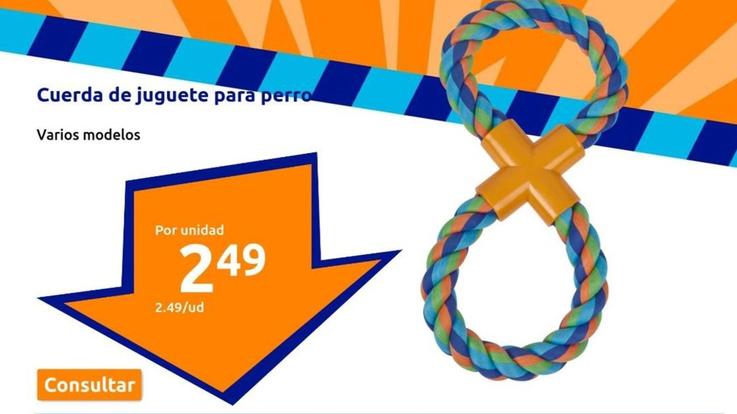 Oferta de Cuerda De Juguete Para Perro por 2,49€ en Action