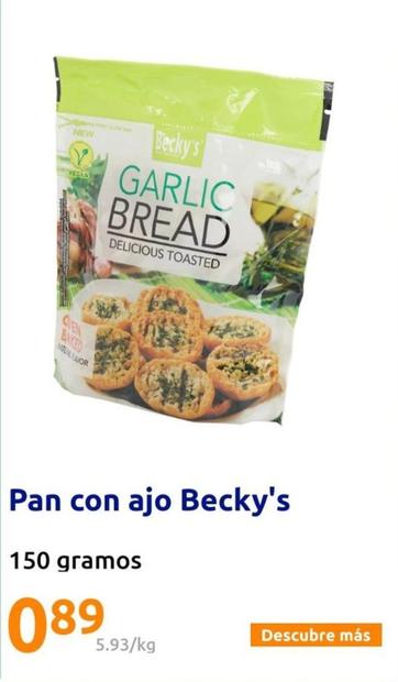 Oferta de Becky's - Pan Con Ajo  por 0,89€ en Action