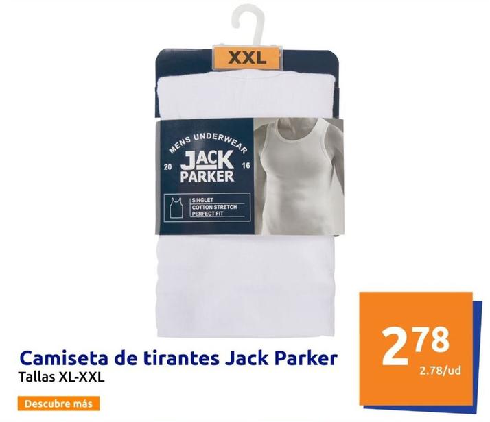 Oferta de Parker - Camiseta De Tirantes Jack  por 2,78€ en Action