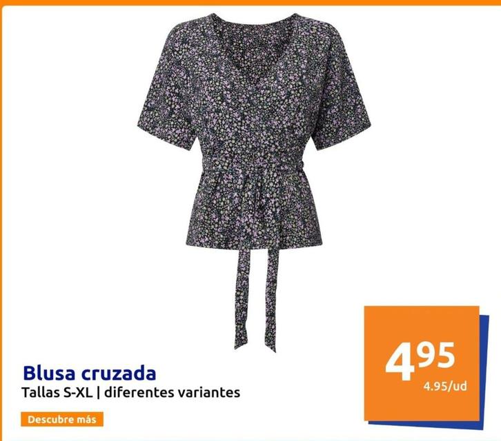 Oferta de Blusa Cruzada por 4,95€ en Action
