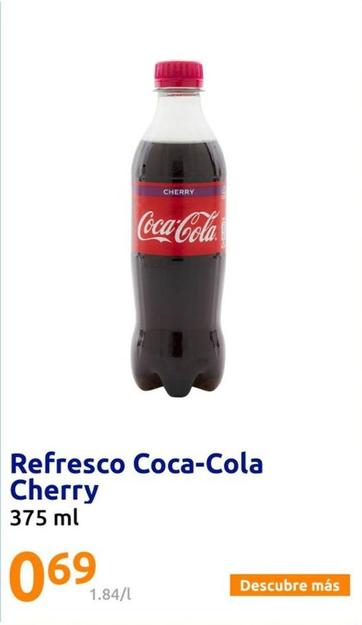 Oferta de Coca-cola - Refresco Cherry por 0,69€ en Action