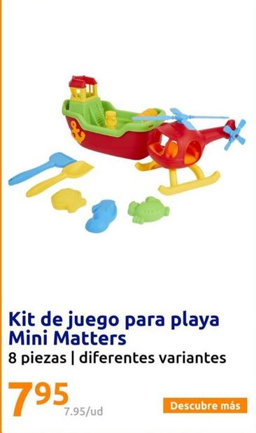 Oferta de Kit De Juego Para Playa Mini Matters por 7,95€ en Action