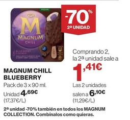 Oferta de Algida - Magnum Chill Vegan por 4,69€ en Hipercor