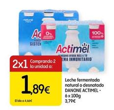 Oferta de Actimel por 3,79€ en Dialprix