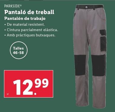 Oferta de Parkside - Pantalon De Trabajo por 12,99€ en Lidl