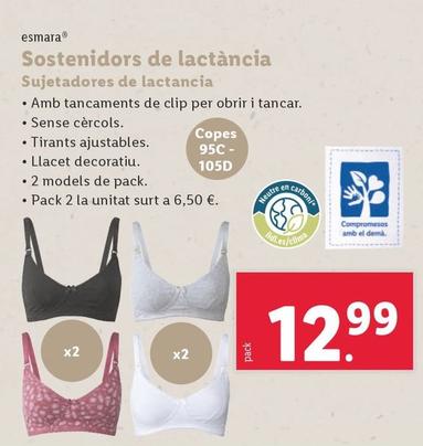 Oferta de Esmara - Sujetadores de Lactancia por 12,99€ en Lidl