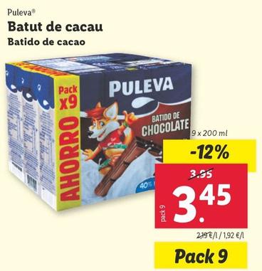 Oferta de Puleva - Batido De Cacao por 3,45€ en Lidl