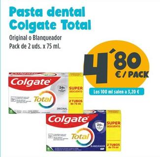 Oferta de Colgate - Pasta Dental Total por 4,8€ en Ahorramas