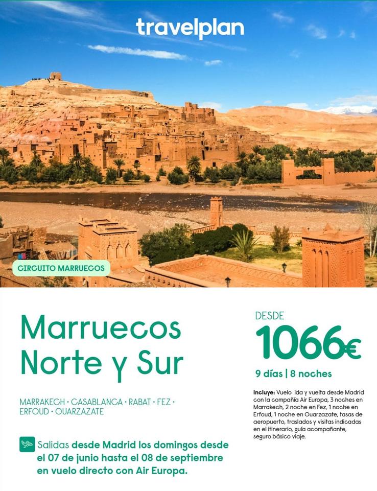 Oferta de Travelplan - Marruecos Norte Y Sur por 1066€ en Travelplan