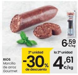 Oferta de Rios - Morcilla De Arroz Gourmet por 6,59€ en Eroski