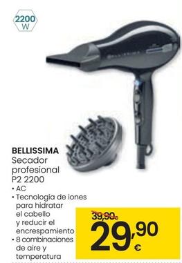Oferta de Bellissima Secador Profesional P2 2200 por 29,9€ en Eroski