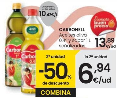 Oferta de Carbonell - Aceitas Oliva 0.4 Y Sabor por 13,89€ en Eroski