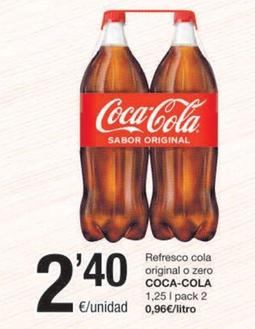 Oferta de Coca-Cola en SPAR Fragadis