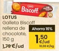 Oferta de Lotus - Galletas Biscoff Rellena De Chocolate por 1,5€ en Eroski