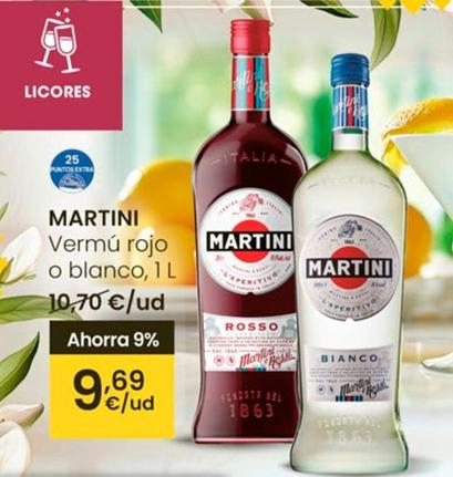 Oferta de Martini - Vermu Rojo por 9,69€ en Eroski