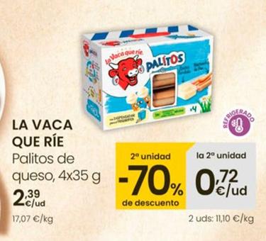 Oferta de La Vaca Que Ríe - Politos De Queso por 2,39€ en Eroski
