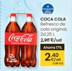 Oferta de Coca-cola - Refresco De Cola Original por 2,4€ en Eroski