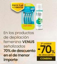 Oferta de Venus - En Los Productos De Depilacion Femenina Senalizados en Eroski