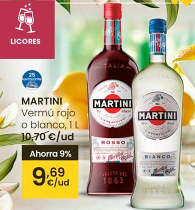 Oferta de Martini - Vermu Rojo por 9,69€ en Eroski