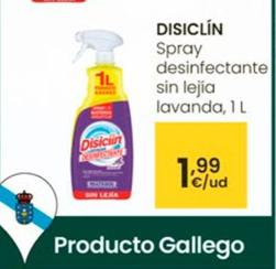 Oferta de Disiclin - Spray Desinfectante Sin Lejia Lavanda por 1,99€ en Eroski