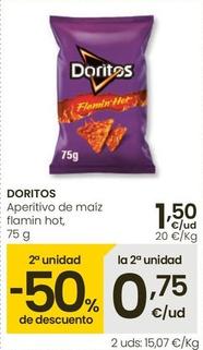 Oferta de Doritos - Aperitivo De Maiz Flamin Hot por 1,5€ en Eroski