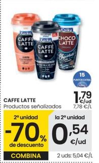 Oferta de Kaiku - Caffe Latte por 1,79€ en Eroski